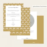 "boho baby mobile" - Baby Shower Invitations in Sunflower by Faith Dorn - Back of Card Options