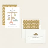 "boho baby mobile" - Baby Shower Invitations in Sunflower by Faith Dorn - Assembled