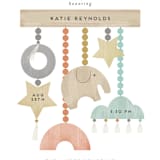 "boho baby mobile" - Baby Shower Invitations in Sunflower by Faith Dorn - Detail