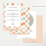 "little cutie oranges" - Baby Shower Invitations in Peach by Karidy Walker - Back of Card Options