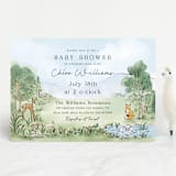 "A Woodland Adventure" - Baby Shower Invitations in Forest by Elly - Front