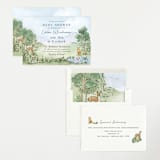 "A Woodland Adventure" - Baby Shower Invitations in Forest by Elly - Assembled