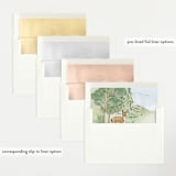 "A Woodland Adventure" - Baby Shower Invitations in Forest by Elly - Envelope Liner Options