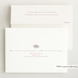 "Swan Song" - Baby Shower Invitations in Sherbet by Carolyn Kach - FREE Recipient Addressing