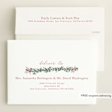 "merry little stockings" - Baby Shower Invitations in Cranberry by Rebecca Durflinger - FREE Recipient Addressing
