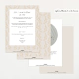 "Pumpkin Stroller" - Baby Shower Invitations in Pumpkin by Petra Kern - Back of Card Options