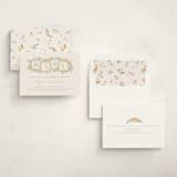 "petite baby blocks" - Baby Shower Invitations in Honey by Jennifer Wick - Assembled