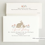 "garden bunnies" - Baby Shower Invitations in Petal by Karidy Walker - FREE Recipient Addressing