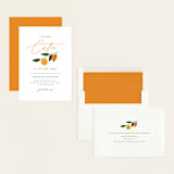 "Little Cutie" - Baby Shower Invitations in Clementine by Stacey Meacham - Assembled