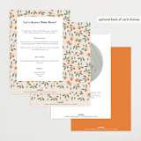 "Cutie Frame" - Baby Shower Invitations in Cream by frau brandt - Back of Card Options
