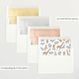 "Little Animal World" - Baby Shower Invitations in Air by Jennifer Holbrook - Envelope Liner Options