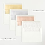 "Eyelet" - Baby Shower Invitations in Cloud by Laura Hankins - Envelope Liner Options