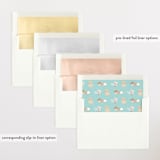 "Puppy" - Baby Shower Invitations in Little Boy Blue by Itsy Belle Studio - Envelope Liner Options