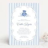 "French Teddy Bear" - Baby Shower Invitations in Gardenia by Pati Cascino - Front
