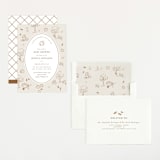 "autumn toile" - Baby Shower Invitations in Acorn by Rebecca Durflinger - Assembled