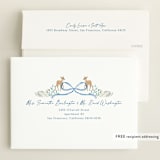 "Ribbon Garden" - Baby Shower Invitations in Blueberry by Elly - FREE Recipient Addressing