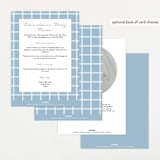 "Berry Sweet" - Baby Shower Invitations in Blueberry by Hudson meet Rose - Back of Card Options