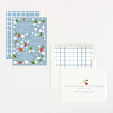 "Berry Sweet" - Baby Shower Invitations in Blueberry by Hudson meet Rose - Assembled