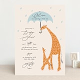 "Take Shelter" - Baby Shower Invitations in Powder by Gwen Bedat - Front