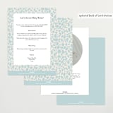 "Take Shelter" - Baby Shower Invitations in Powder by Gwen Bedat - Back of Card Options