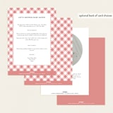 "Sweet Farm" - Baby Shower Invitations in Poppy by Carolyn MacLaren - Back of Card Options