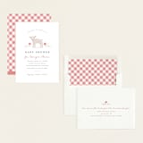 "Sweet Farm" - Baby Shower Invitations in Poppy by Carolyn MacLaren - Assembled