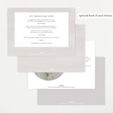"Blooms" - Baby Shower Invitations in Rose by Lori Wemple - Back of Card Options