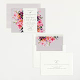"Blooms" - Baby Shower Invitations in Rose by Lori Wemple - Assembled