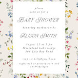 "belle" - Baby Shower Invitations in Meadow by Petra Kern - Detail