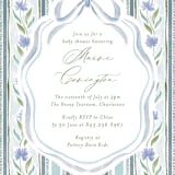 "Wildflower Ribbon" - Baby Shower Invitations in Cotswolds by Jackie Crawford - Detail