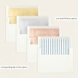 "Wildflower Ribbon" - Baby Shower Invitations in Cotswolds by Jackie Crawford - Envelope Liner Options