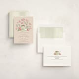 "A Baby Is Brewing" - Baby Shower Invitations in Framboise by Jamie Alexander - Assembled