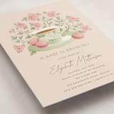 "A Baby Is Brewing" - Baby Shower Invitations in Framboise by Jamie Alexander - Detail