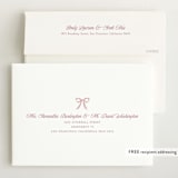 "Winnie" - Baby Shower Invitations in Rose by Robert and Stella - FREE Recipient Addressing