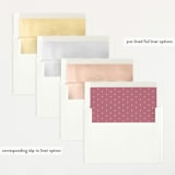"Winnie" - Baby Shower Invitations in Rose by Robert and Stella - Envelope Liner Options