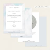 "Winter Baby Snowflakes" - Baby Shower Invitations in Bluebell by Alethea and Ruth - Back of Card Options