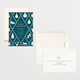 "Trellis" - Baby Shower Invitations in Hunter by Eve Schultz - Assembled