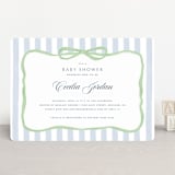"Celina" - Baby Shower Invitations in Mint by Pati Cascino - Front