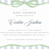 "Celina" - Baby Shower Invitations in Mint by Pati Cascino - Detail
