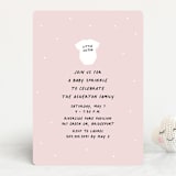 "Little Sibling" - Baby Shower Invitations in Cotton Candy by Lea Delaveris - Front
