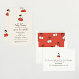 "Cherry on Top" - Baby Shower Invitations in Sundae by Megan Davis - Assembled