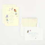 "Butterfly Florals" - Baby Shower Invitations in Daffodil by Baumbirdy - Assembled