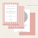 "Stardust" - Baby Shower Invitations in Petal by Melanie Kosuge - Back of Card Options
