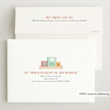 "Modern Book Shelf" - Baby Shower Invitations in Brights by Itsy Belle Studio - FREE Recipient Addressing