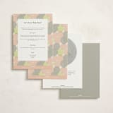 "Triplets" - Baby Shower Invitations in Cobalt by Lori Wemple - Back of Card Options