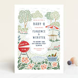 "Backyard Bbq" - Baby Shower Invitations in Ketchup by Paper Sun Studio - Front