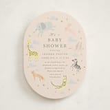 "Little Wild One" - Baby Shower Invitations in Sand by Hannah Williams - Front