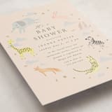 "Little Wild One" - Baby Shower Invitations in Sand by Hannah Williams - Detail