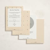 "Garden animals" - Baby Shower Invitations in Mint by Jennifer Wick - Back of Card Options