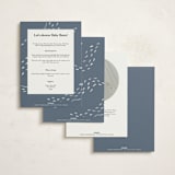 "Ocean Love" - Baby Shower Invitations in Ocean by Monika Torun - Back of Card Options
